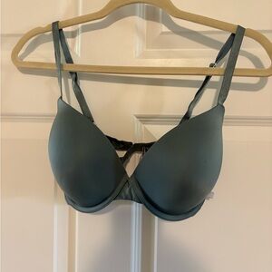 Victoria Secret  lined Demi Elegant Teal Bra